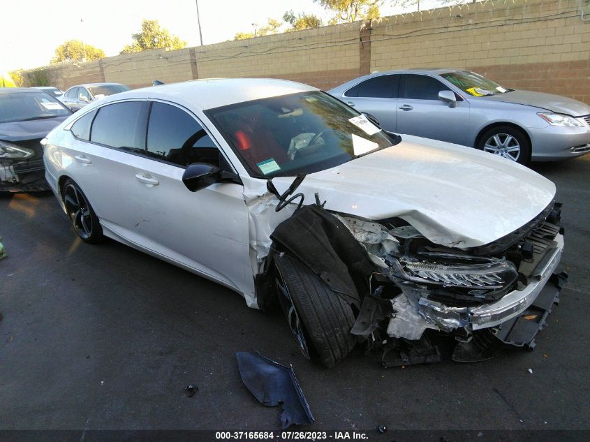 2022 HONDA ACCORD SEDAN SPORT - 1HGCV1F34NA016338