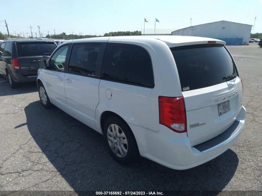 2016 DODGE GRAND CARAVAN SE - 2C4RDGBG1GR114684
