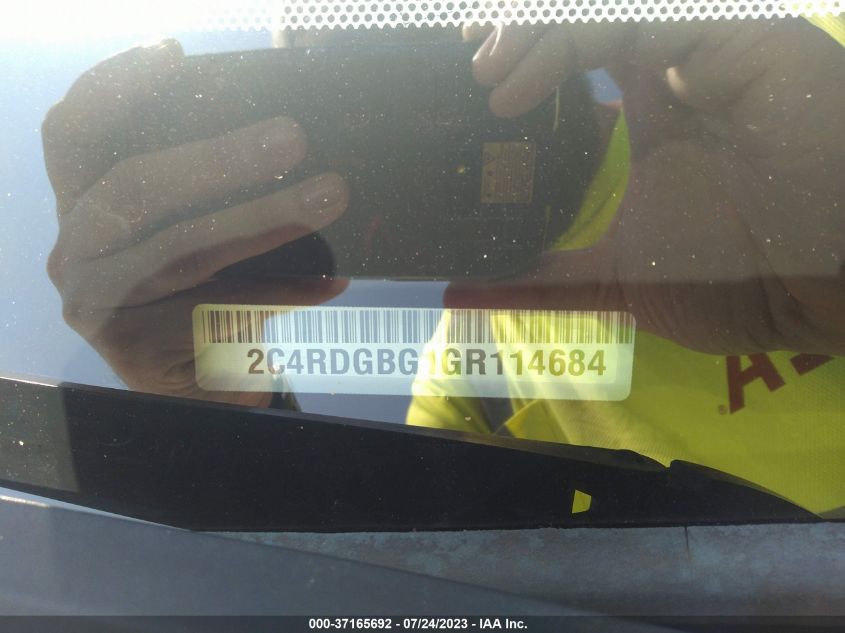 2016 DODGE GRAND CARAVAN SE - 2C4RDGBG1GR114684