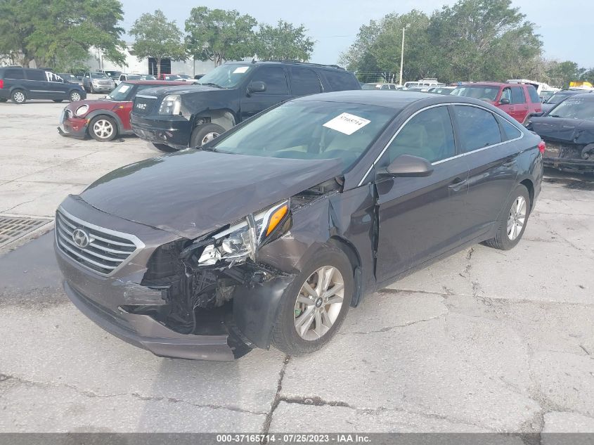 2016 HYUNDAI SONATA 2.4L SE - 5NPE24AF5GH427729