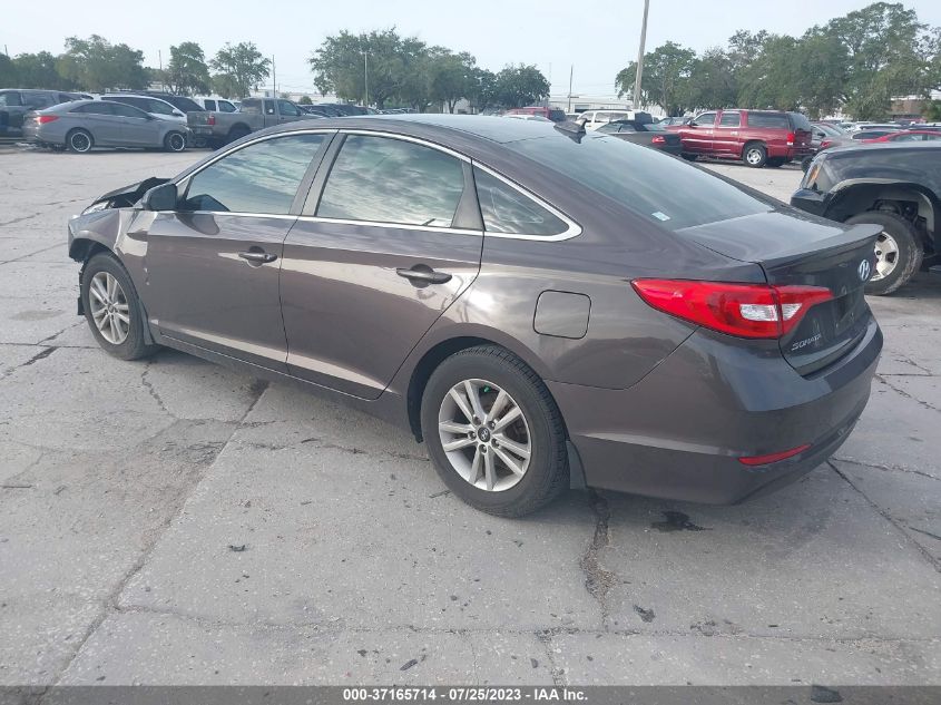 2016 HYUNDAI SONATA 2.4L SE - 5NPE24AF5GH427729