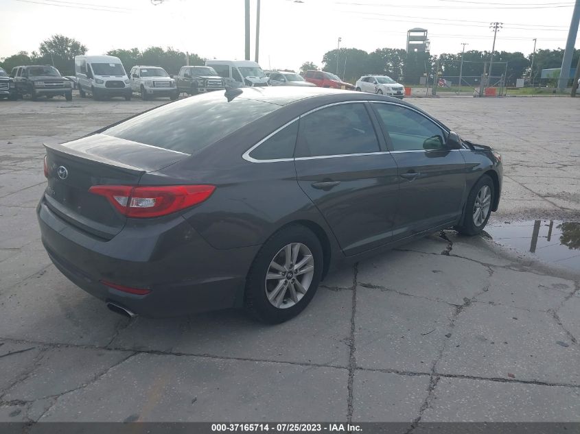 2016 HYUNDAI SONATA 2.4L SE - 5NPE24AF5GH427729