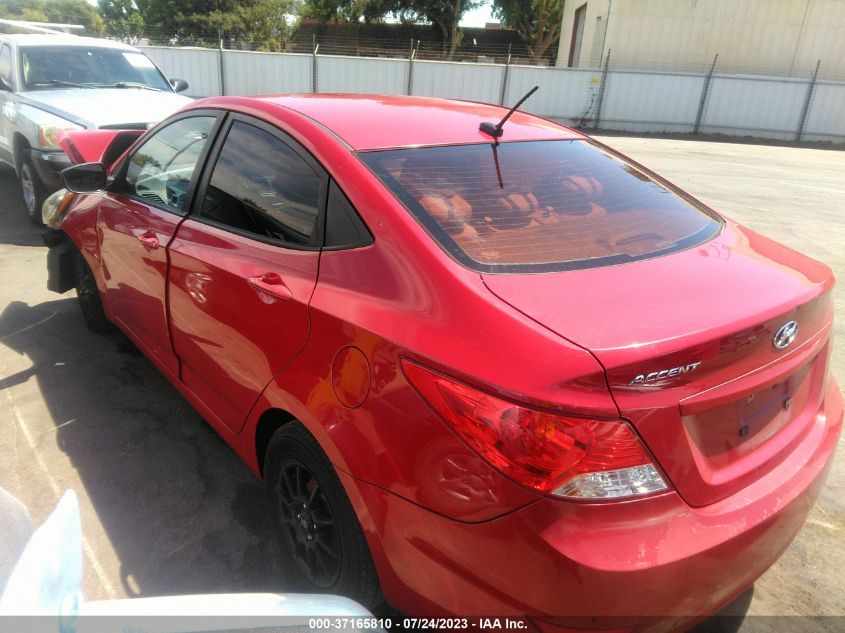 2013 HYUNDAI ACCENT GLS - KMHCT4AE8DU482247