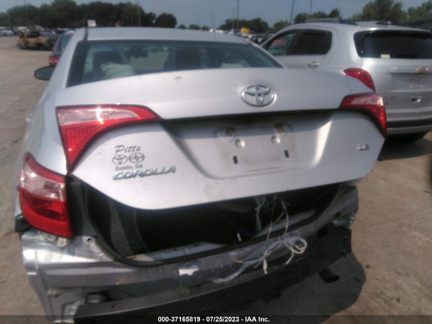 2017 TOYOTA COROLLA L/LE/XLE/SE - 2T1BURHE4HC831858