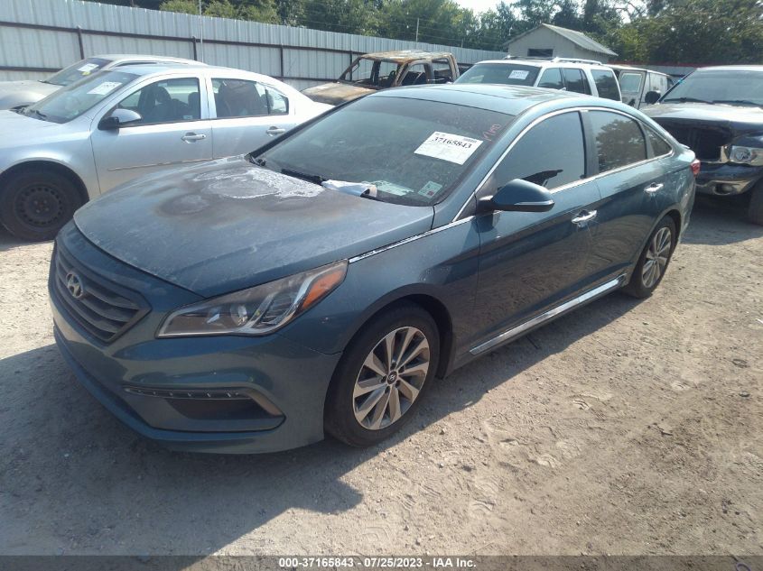 2017 HYUNDAI SONATA SPORT - 5NPE34AFXHH579374