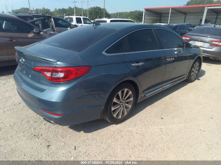 2017 HYUNDAI SONATA SPORT - 5NPE34AFXHH579374