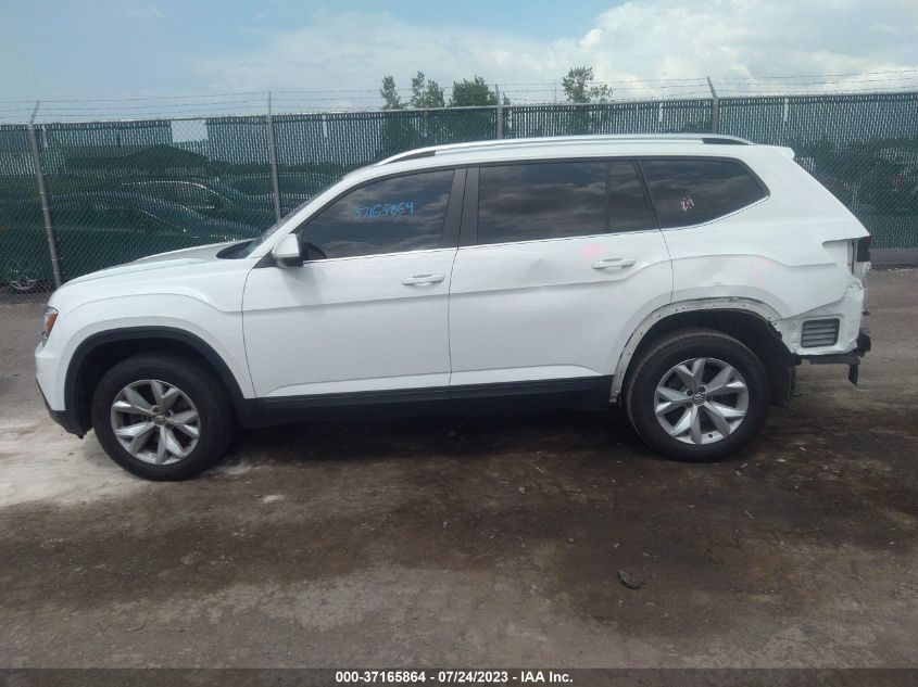 2018 VOLKSWAGEN ATLAS 2.0T SE - 1V2DP2CAXJC600102