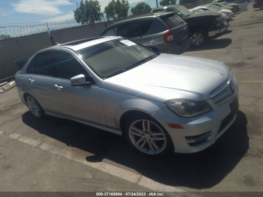 2013 MERCEDES-BENZ C-CLASS C 250 LUXURY - WDDGF4HB9DG123535