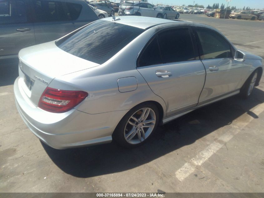 2013 MERCEDES-BENZ C-CLASS C 250 LUXURY - WDDGF4HB9DG123535