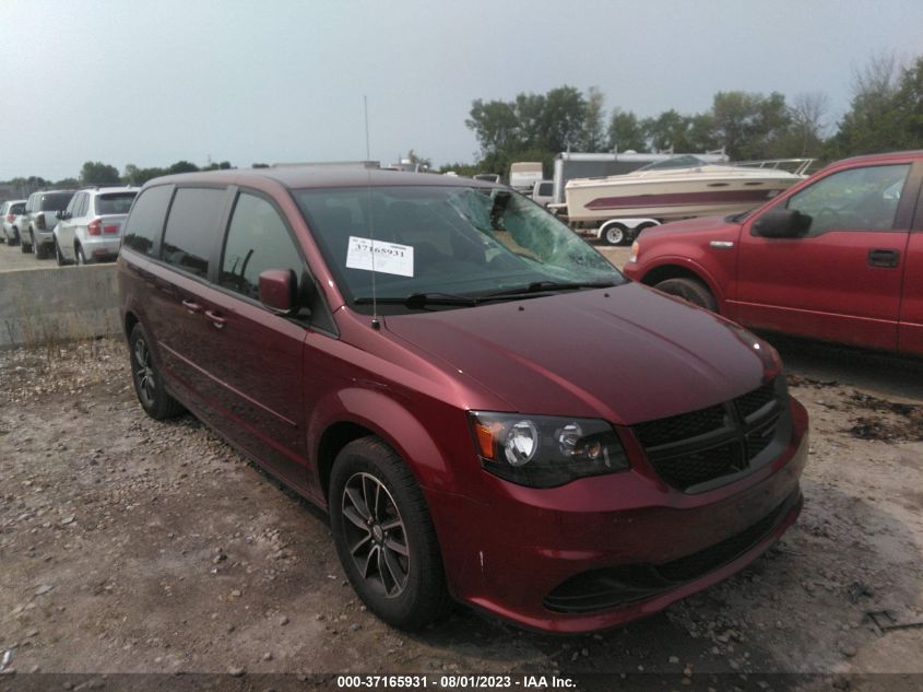 2017 DODGE GRAND CARAVAN SE - 2C4RDGBG4HR655505