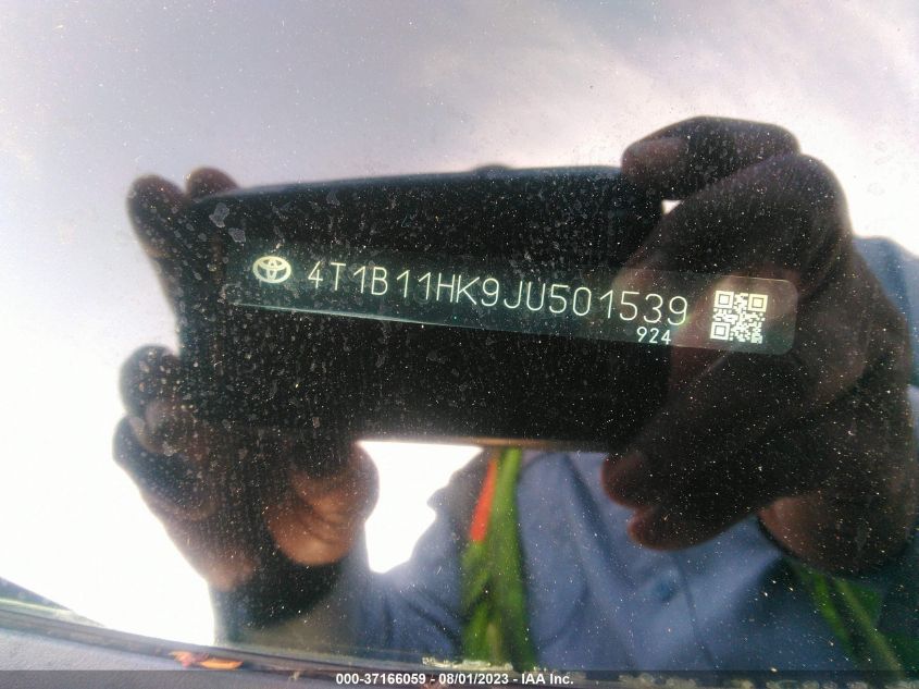 2018 TOYOTA CAMRY LE/SE/XLE/L - 4T1B11HK9JU501539