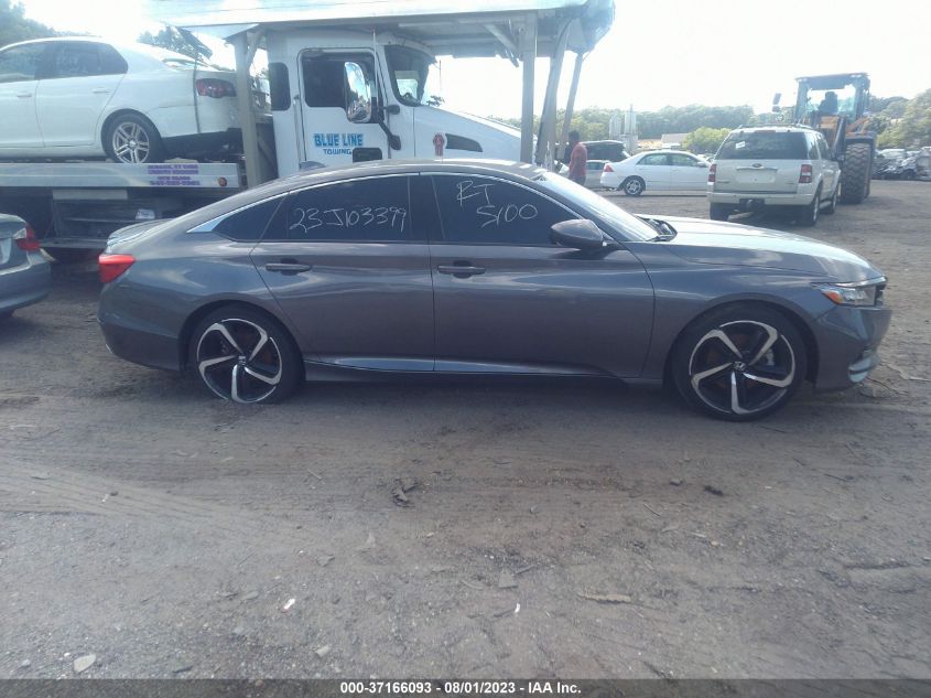 2020 HONDA ACCORD SEDAN SPORT - 1HGCV1F36LA113585