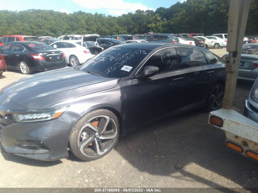 2020 HONDA ACCORD SEDAN SPORT - 1HGCV1F36LA113585