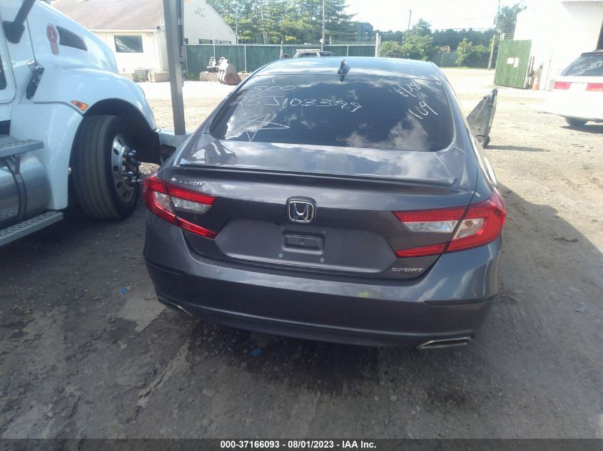 2020 HONDA ACCORD SEDAN SPORT - 1HGCV1F36LA113585