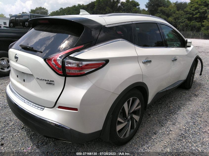 2017 NISSAN MURANO PLATINUM - 5N1AZ2MH3HN172068