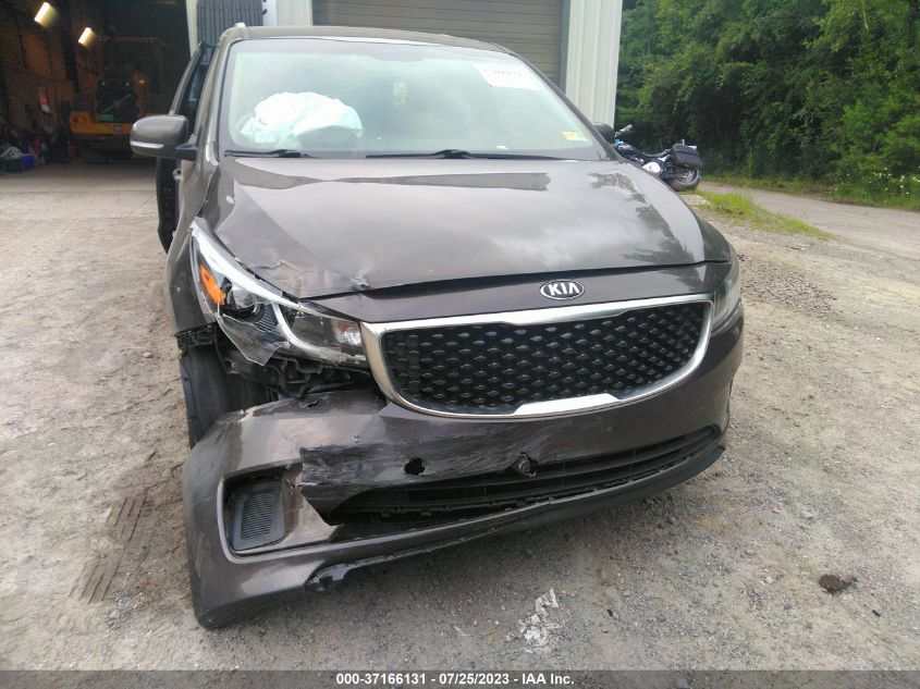 2016 KIA SEDONA LX - KNDMB5C1XG6189731