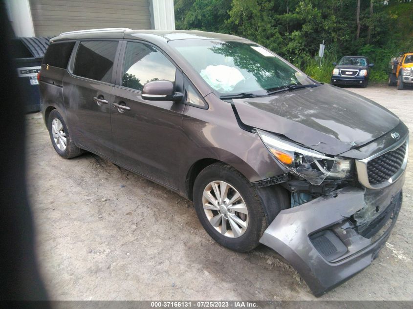 2016 KIA SEDONA LX - KNDMB5C1XG6189731