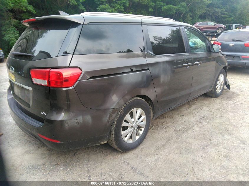 2016 KIA SEDONA LX - KNDMB5C1XG6189731