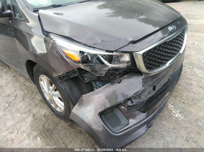 2016 KIA SEDONA LX - KNDMB5C1XG6189731