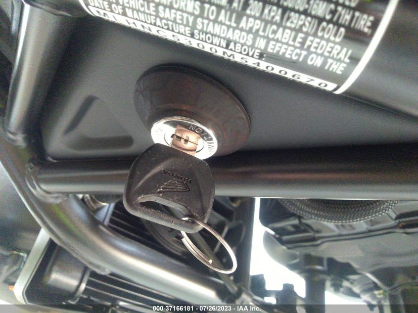 2021 HONDA CMX300 MLHNC5300M5400670