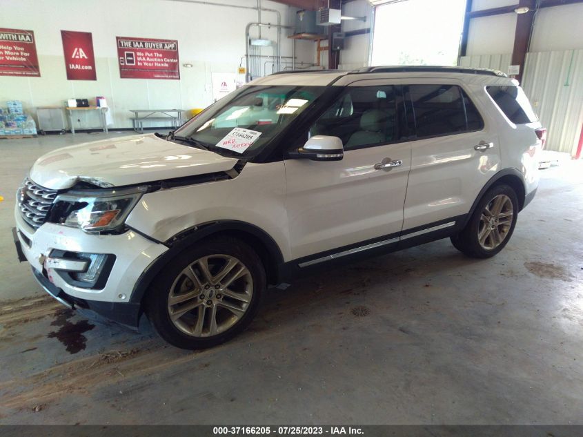 2016 FORD EXPLORER LIMITED - 1FM5K7F82GGB09398