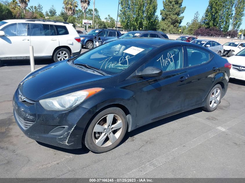 2013 HYUNDAI ELANTRA GLS PZEV - 5NPDH4AEXDH340468