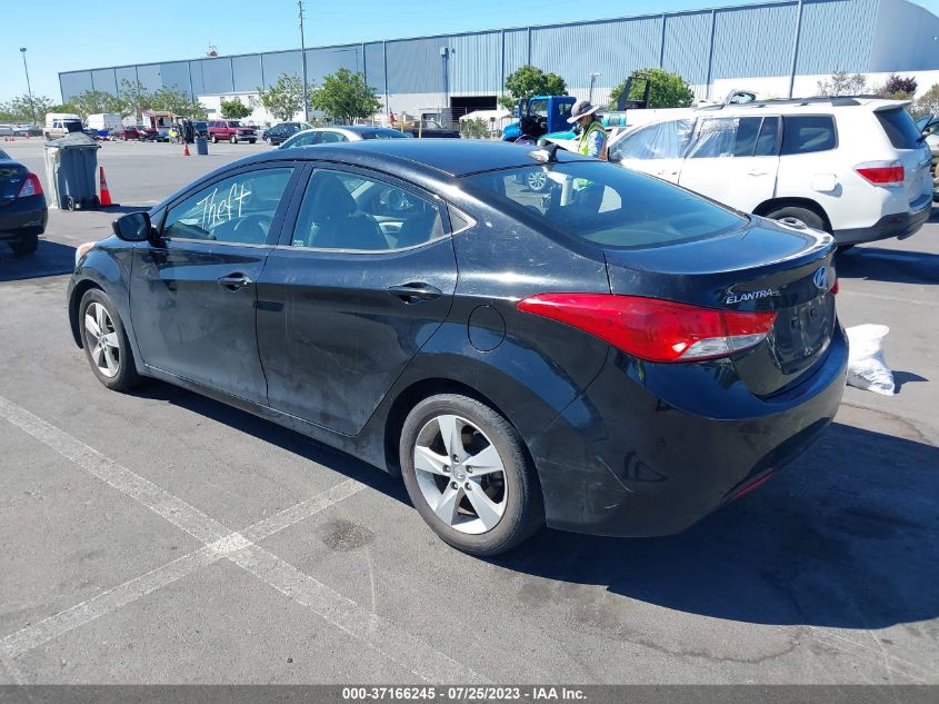 2013 HYUNDAI ELANTRA GLS PZEV - 5NPDH4AEXDH340468