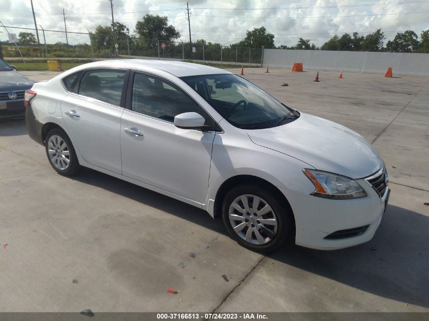 2014 NISSAN SENTRA S/FE+ S/SV/FE+ SV/SR/SL - 3N1AB7APXEL624386