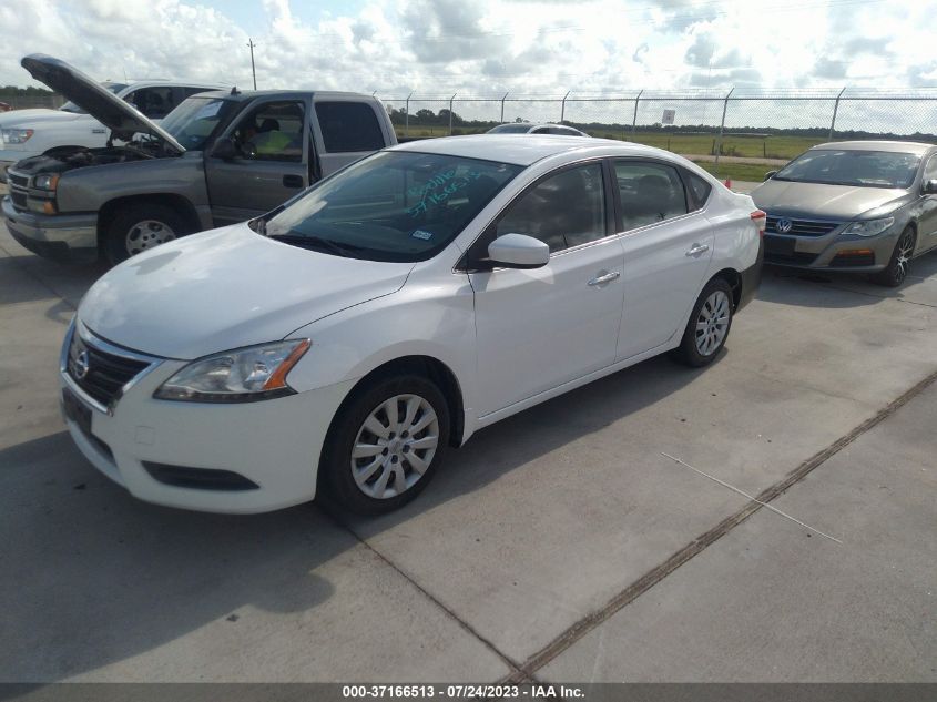 2014 NISSAN SENTRA S/FE+ S/SV/FE+ SV/SR/SL - 3N1AB7APXEL624386