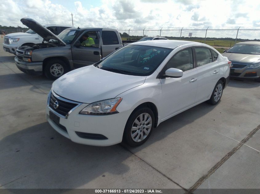 2014 NISSAN SENTRA S/FE+ S/SV/FE+ SV/SR/SL - 3N1AB7APXEL624386
