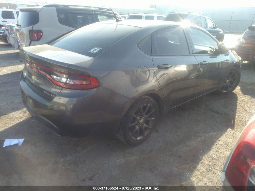 2016 DODGE DART SXT - 1C3CDFBB1GD701768