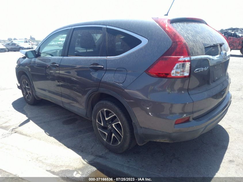 2016 HONDA CR-V SE - 2HKRM3H42GH549832