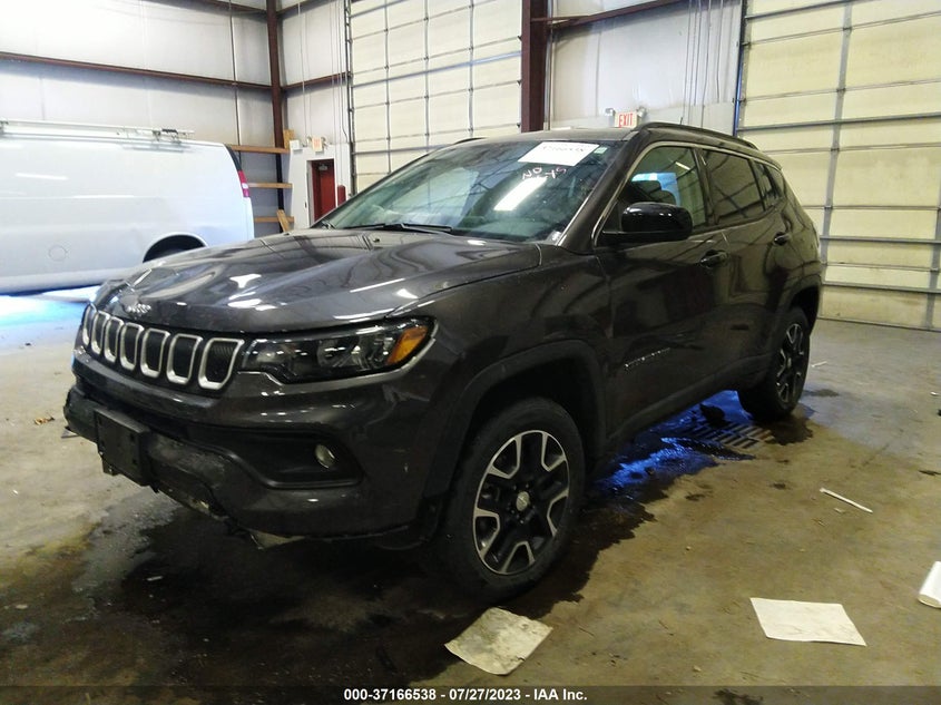VIN 3C4NJDBB3NT121088 2022 JEEP COMPASS LATITUDE