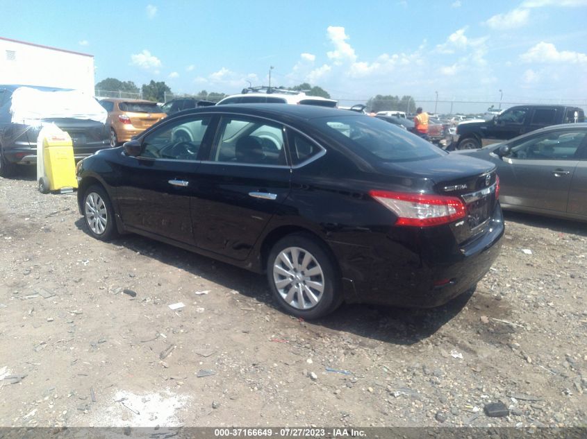 2015 NISSAN SENTRA S - 3N1AB7AP3FY280906
