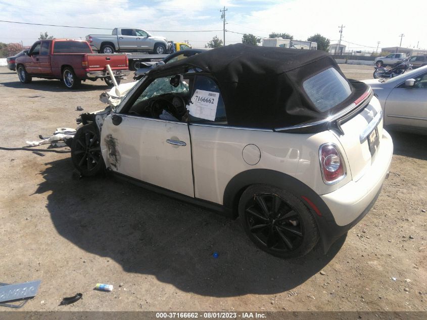 2014 MINI CONVERTIBLE COOPER WMWZN3C54ET861024