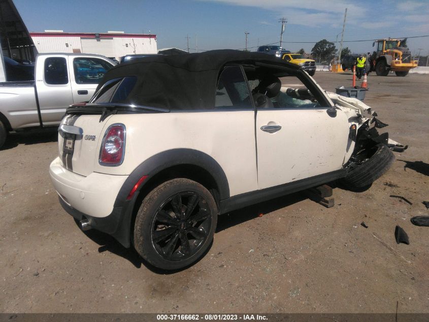 2014 MINI CONVERTIBLE COOPER WMWZN3C54ET861024