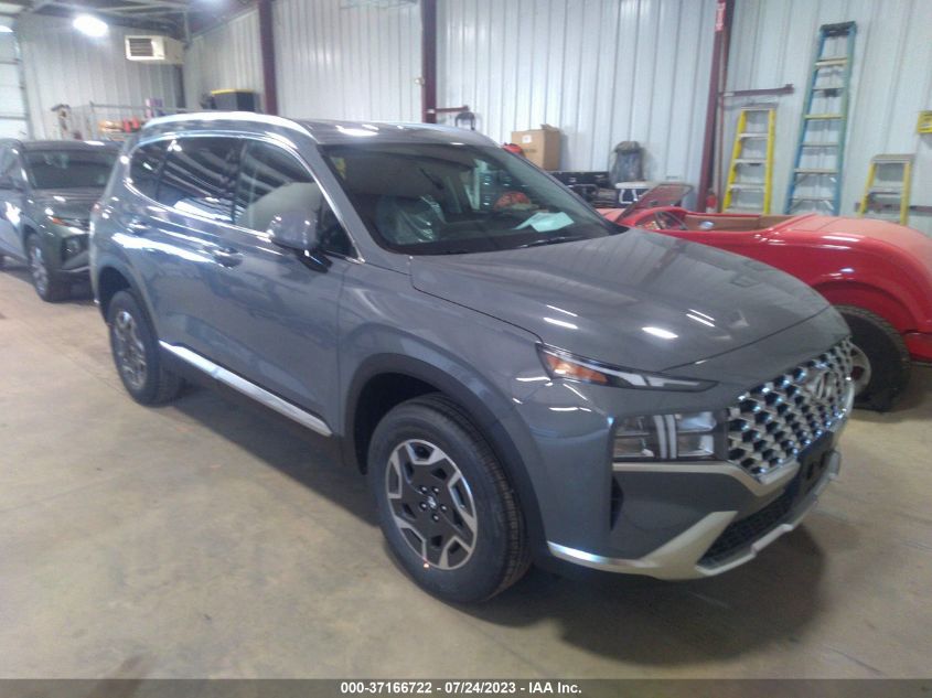 2023 HYUNDAI SANTA FE HYBRID BLUE - 5NMS2DA1XPH010935