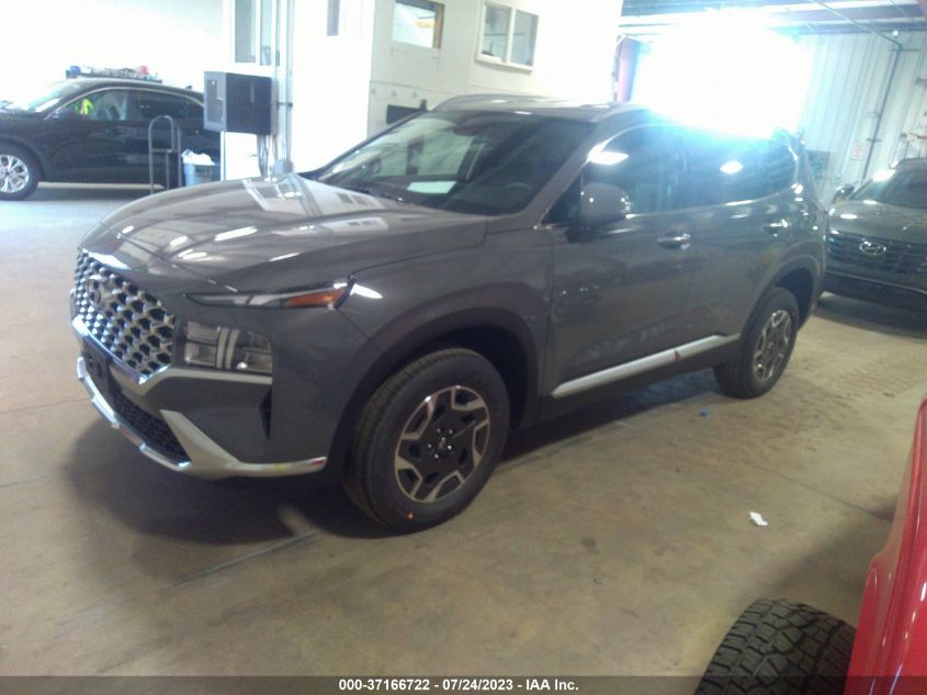 2023 HYUNDAI SANTA FE HYBRID BLUE - 5NMS2DA1XPH010935