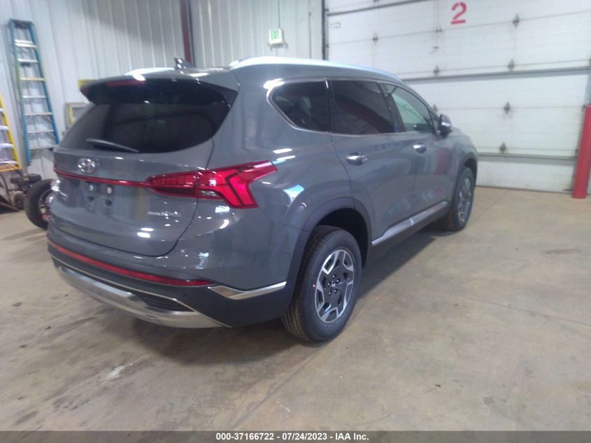2023 HYUNDAI SANTA FE HYBRID BLUE - 5NMS2DA1XPH010935