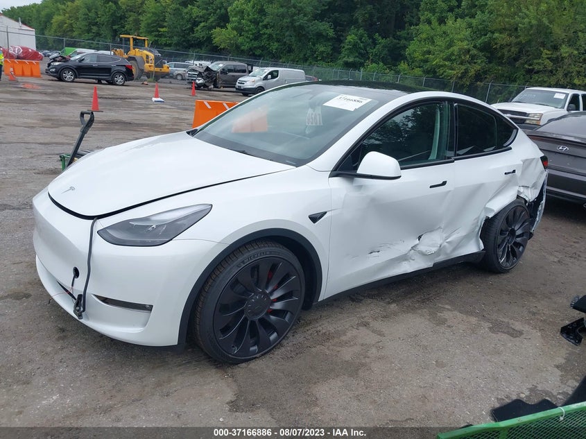 VIN 7SAYGDEF7PF804037 2023 TESLA MODEL Y PERFORMANCE