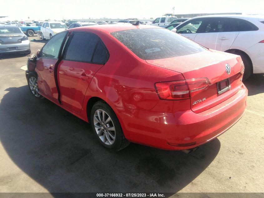 2015 VOLKSWAGEN JETTA 1.8T SE - 3VWD17AJ8FM239782