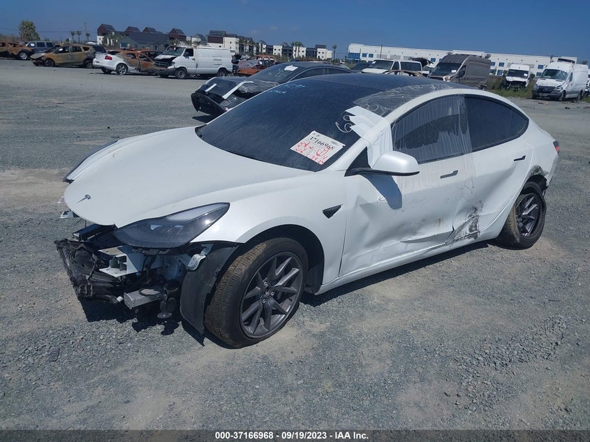 VIN 5YJ3E1EB2NF136542 2022 TESLA MODEL 3 LONG RANGE