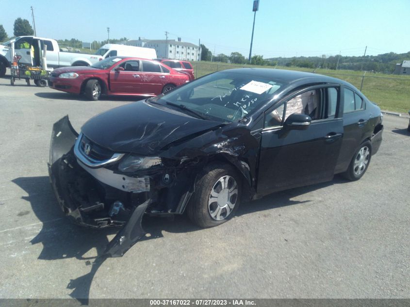 2013 HONDA CIVIC HYBRID - 19XFB4F2XDE002498