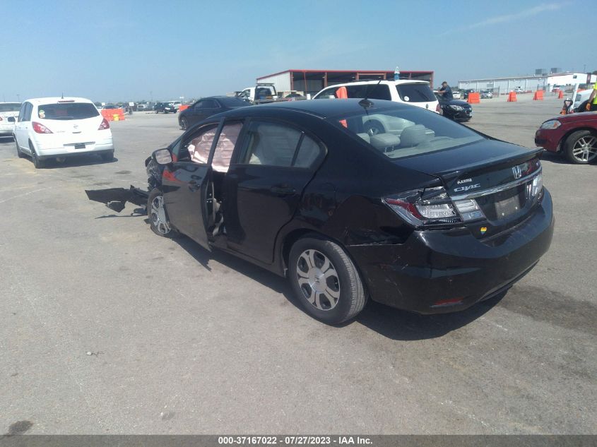 2013 HONDA CIVIC HYBRID - 19XFB4F2XDE002498