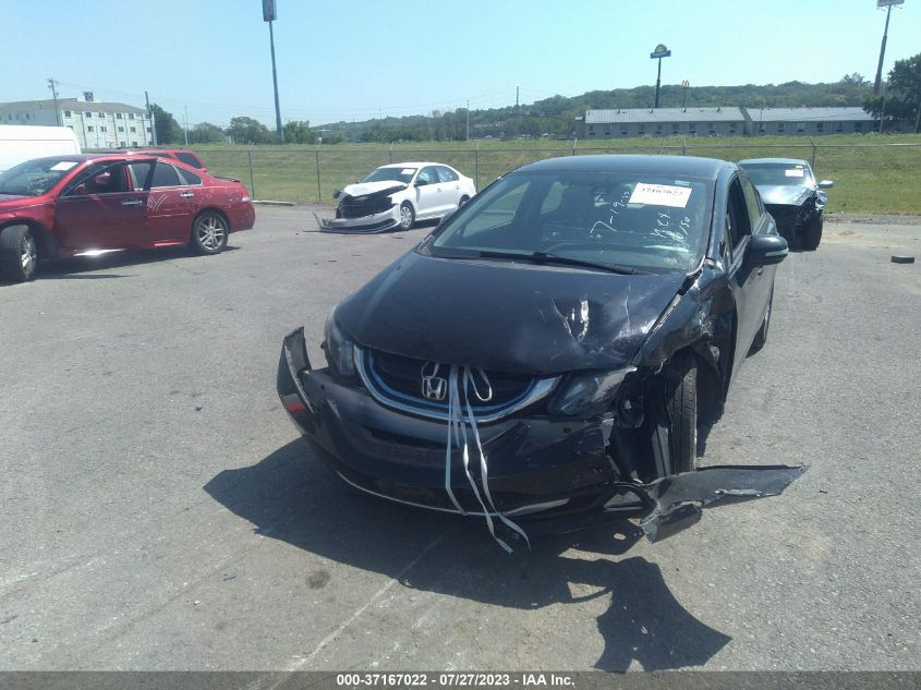 2013 HONDA CIVIC HYBRID - 19XFB4F2XDE002498