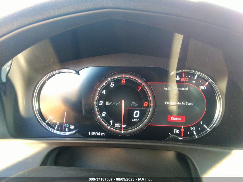 2019 CADILLAC CT6-V 1G6KW5RJ4KU139966