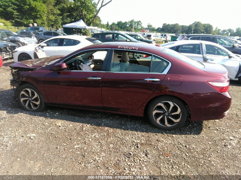 2017 HONDA ACCORD SEDAN EX-L - 1HGCR2F96HA194190