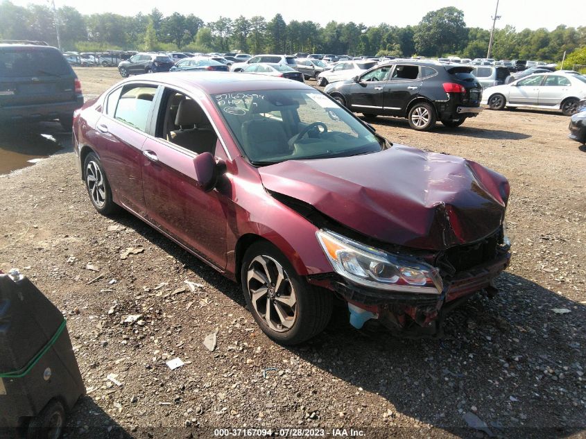 2017 HONDA ACCORD SEDAN EX-L - 1HGCR2F96HA194190