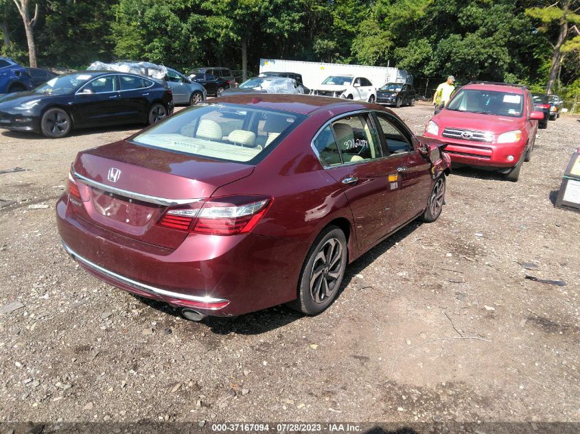 2017 HONDA ACCORD SEDAN EX-L - 1HGCR2F96HA194190