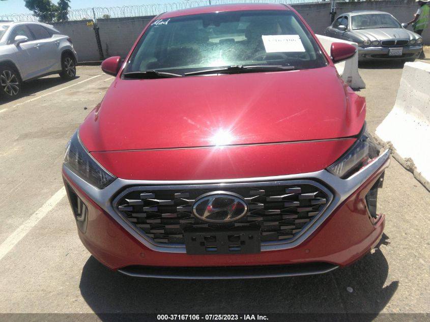 2020 HYUNDAI IONIQ HYBRID LIMITED - KMHC05LCXLU240570